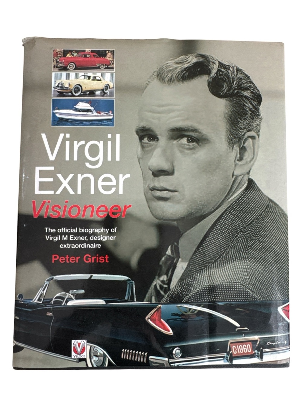 Virgil Exner Visioneer Hardcover Book Peter Grist Automotive Design Chrysler Car